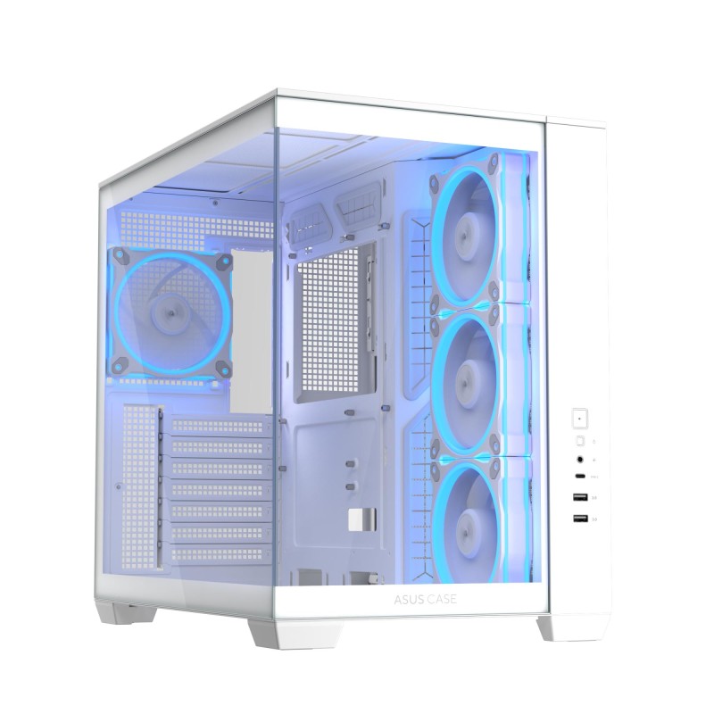 4711387849859Case ASUS ATX micro ATX Mini-ITX White Arvuti A32 Plus TG ARGB White 90DC00S3-B19000