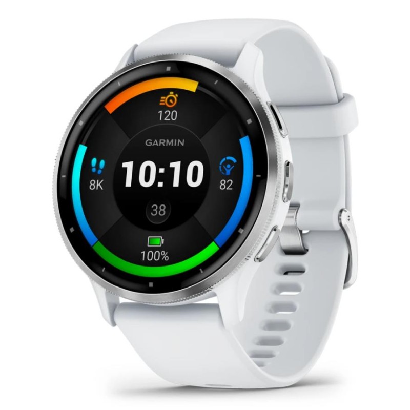 753759314736Nutikell VENU 3 WHITE SILV 010-02784-00 GARMIN