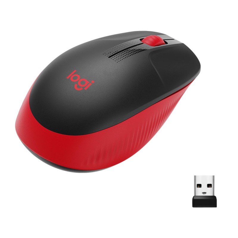 5099206091856MOUSE USB OPTICAL WRL M190/RED 910-005908 LOGITECH