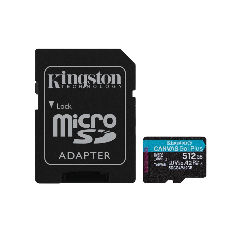 740617348040MEMORY MICRO SDXC 512GB UHS-I/W/A SDCG4/512GB KINGSTON