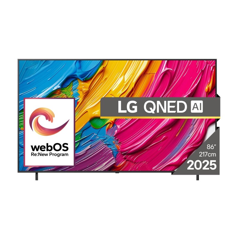 8806096399354Televiisor LG 86" 4K/Smart 3840x2160 Wireless LAN Bluetooth webOS Black 86QNED80A3A