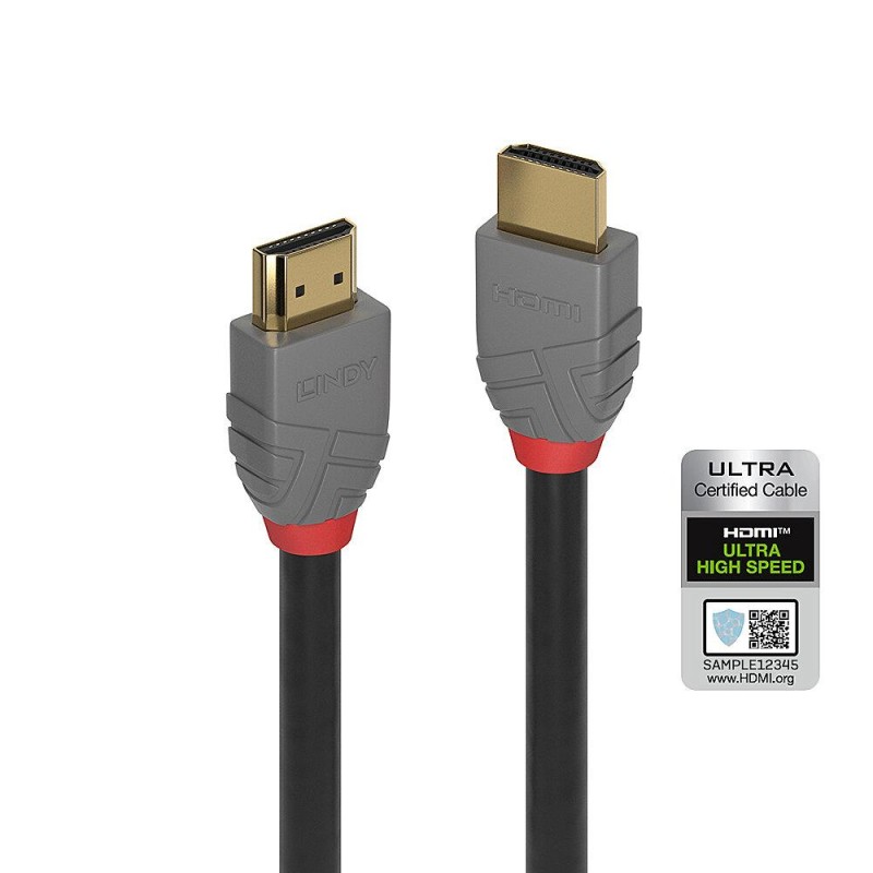 4002888369534CABLE HDMI-HDMI 2M/ANTHRA 36953 LINDY