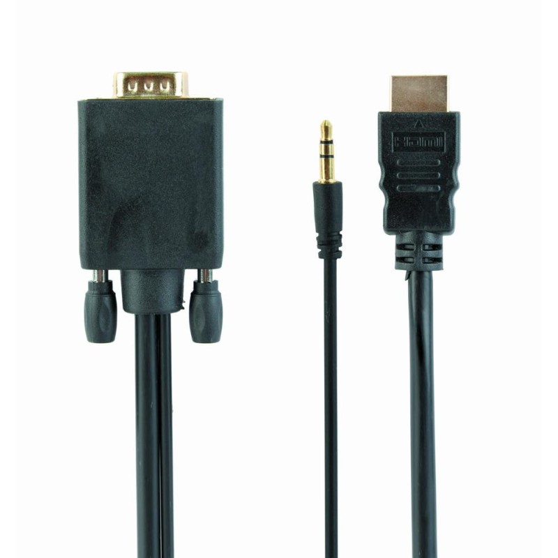 8716309098045CABLE HDMI-VGA +3.5MM/3M A-HDMI-VGA-03-10 GEMBIRD