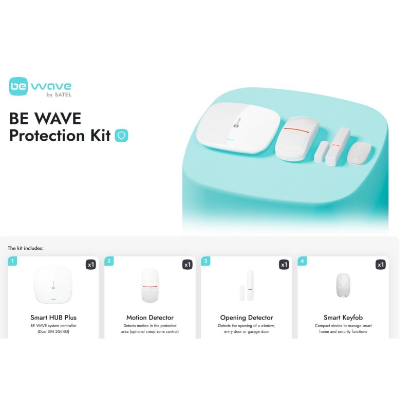 5905033339132CONTROL PANEL WRL BEWAVE PROTECTION KIT SATEL