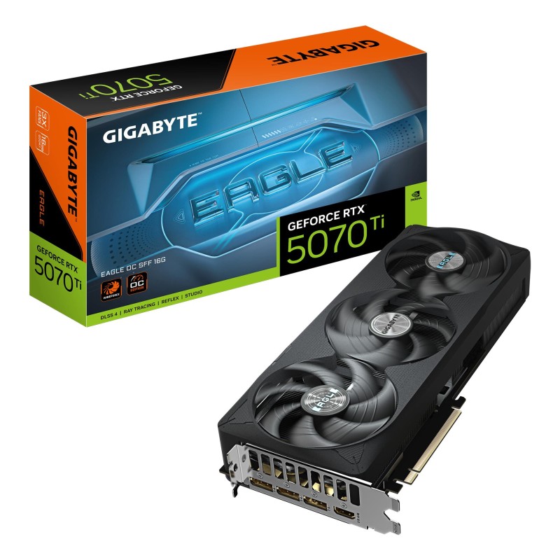 4719331355883Näytönohjain NVIDIA GeForce RTX 5070 Ti 16 GB GDDR7 256 bit 5.0 16x Triple slot Fansink 1xHDMI
