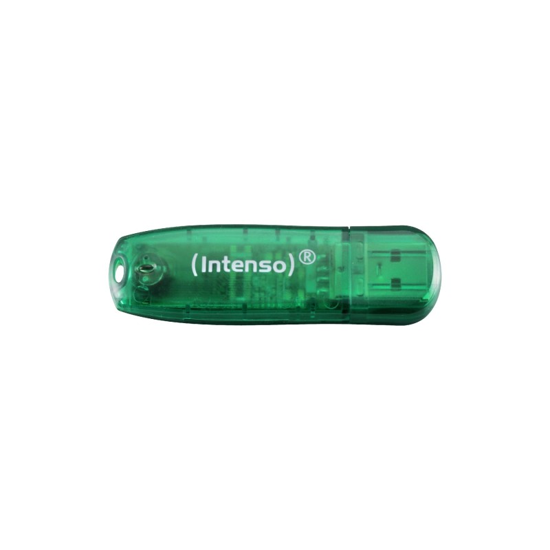 4034303008537USB mälupulk USB2 8GB GREEN INTENSO