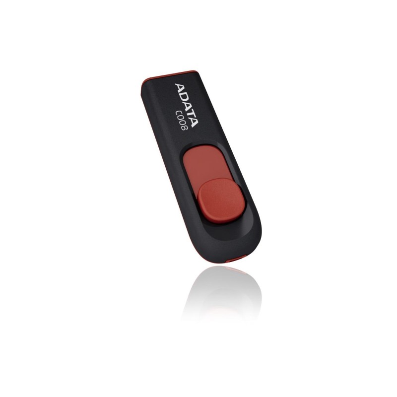 4713435791721MEMORY DRIVE FLASH USB2 64GB BLACK RED ADATA