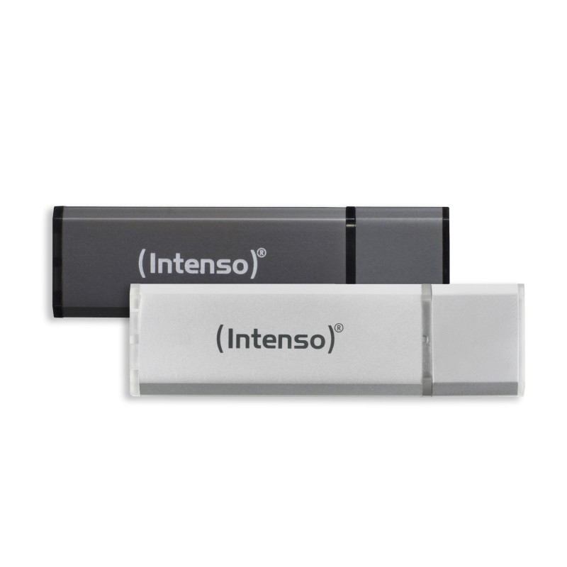 4034303026937MEMORY DRIVE FLASH USB2 32GB 2PCS SILV  ANT INTENSO
