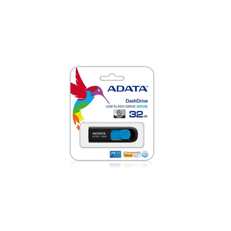 4713435799444USB mälupulk USB3 128GB BLACK ADATA
