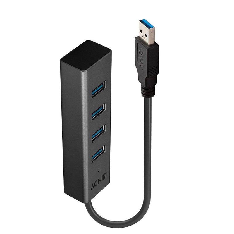 4002888433242I O HUB USB3 4PORT 43324 LINDY