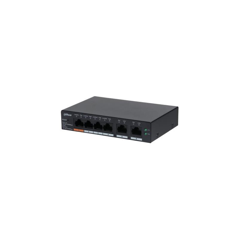 6923172571144Võrgulüliti DAHUA Type L2 Desktop PoE ports 4 60 Watts