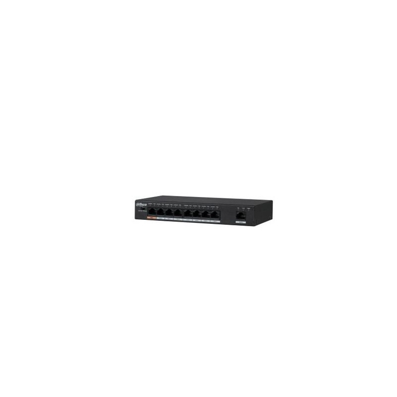 6923172523242Võrgulüliti DAHUA Type L2 Desktop Rack     PoE ports 8 96 Watts