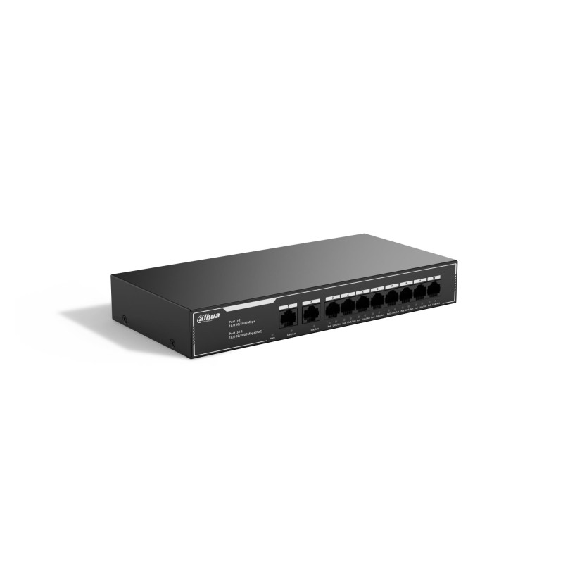 6923172572073Сетевой коммутатор DAHUA 10-Port Gigabit PoE Сетевой коммутатор with 8-Port PoE Type L2