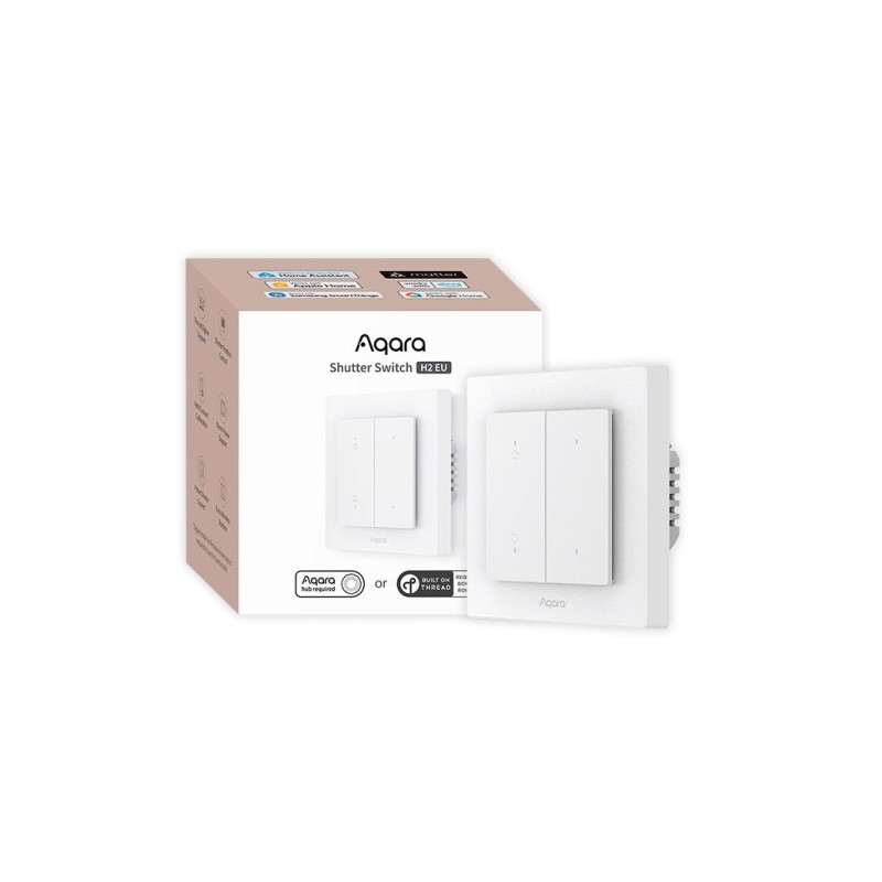 6975833358762SMART HOME SHUTTER SWITCH H2 DS-K02D AQARA