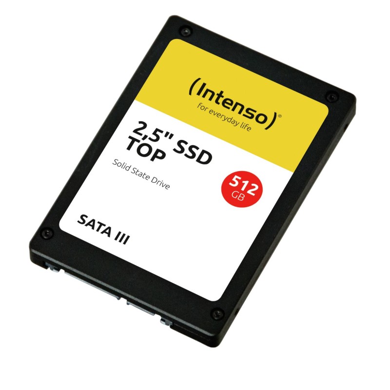 4034303017546SSD INTENSO 512 GB Serial ATA III Write speed 500 MB s Read speed 550 MB s 2.5" MTBF h