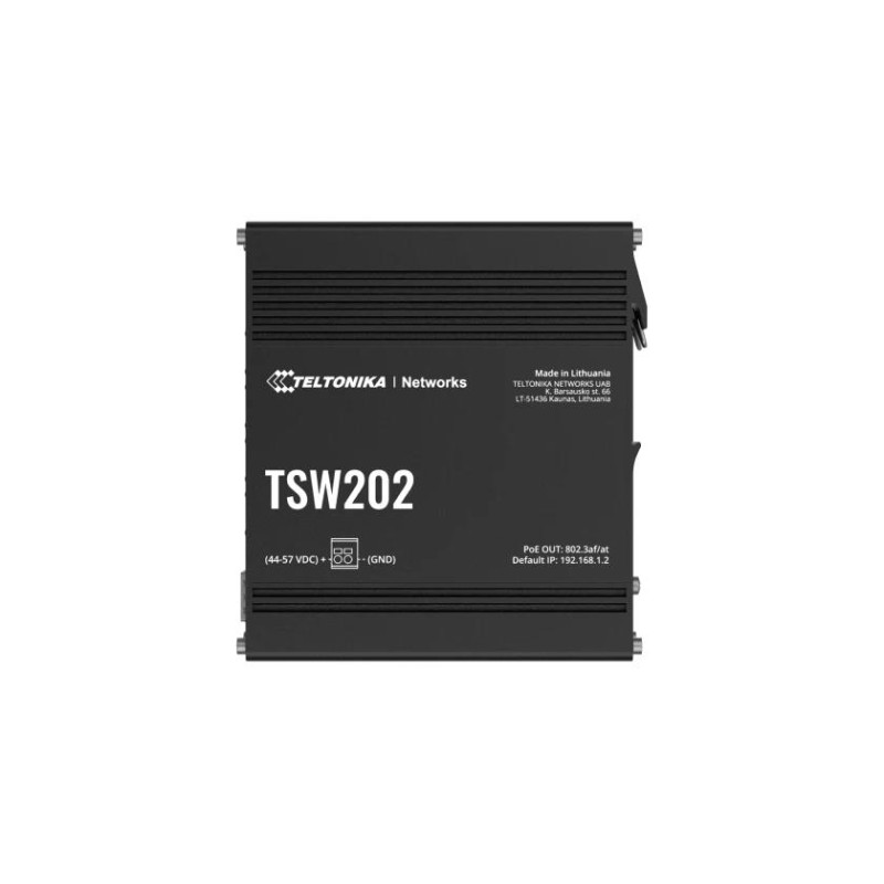 4779051840281Сетевой коммутатор Type L2 PoE+ ports 8 240 Watts TSW202