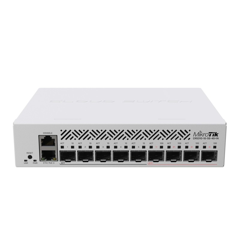 4752224007827Võrgulüliti CRS310-1G-5S-4S+IN Type L3 PoE ports 1 CRS310-1G-5S-4S+IN
