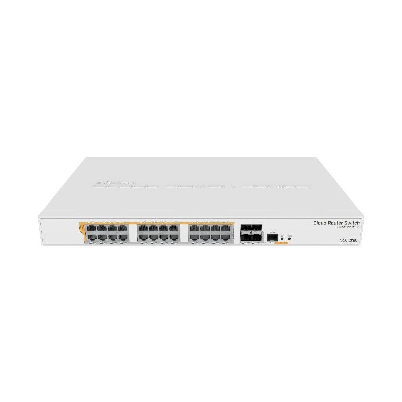 4752224002228Сетевой коммутатор Type L3 Rack     4xSFP+ 1xRJ45 CRS328-24P-4S+RM