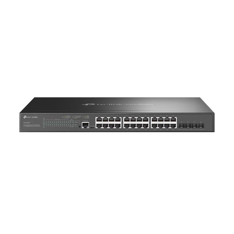 6935364030773Switch TP-LINK Omada Type L2+ Rack 4xSFP+ 1 PoE+ ports 24 384 Watts