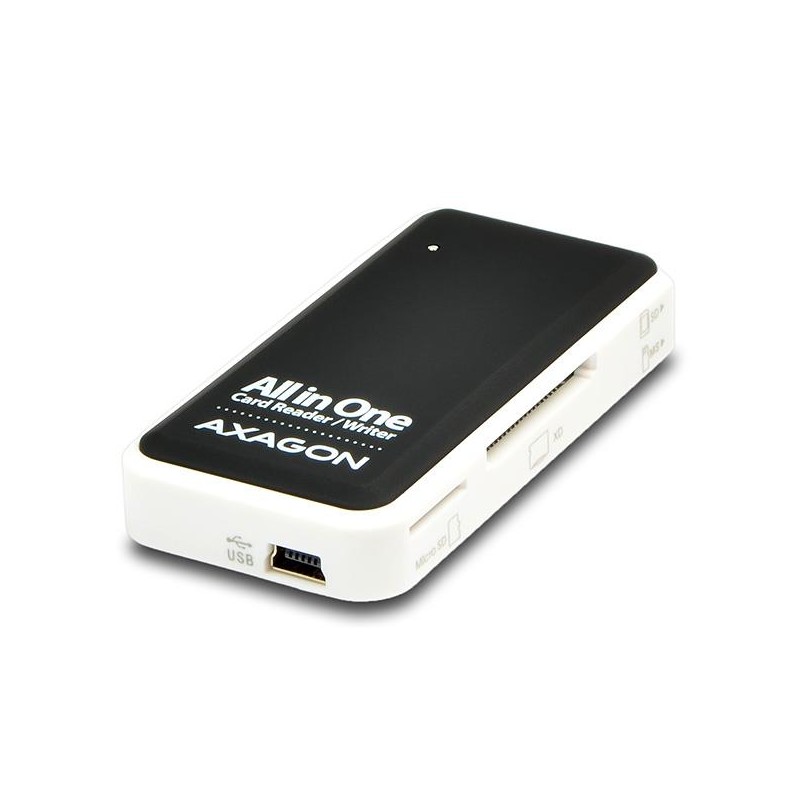 8595247901385MEMORY READER MINI 5-SLOT USB2.0 0.1M CRE-X1 AXAGON