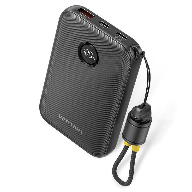 6922794791237Пауэрбанк USB 22.5W BLACK FKAB0-C VENTION