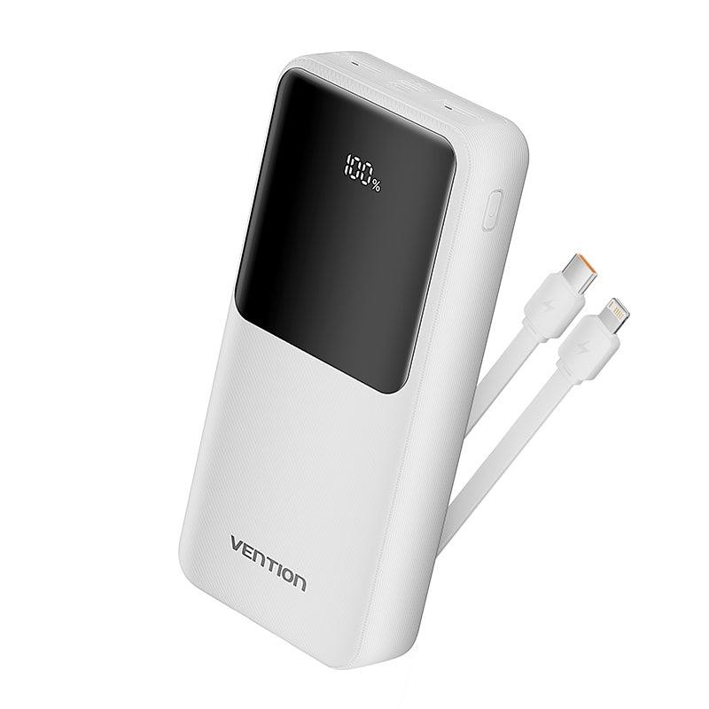 6922794784666Пауэрбанк USB 22.5W WHITE FHPW0 VENTION