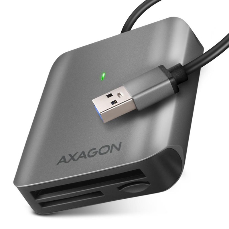8595247906625MEMORY READER USB3.2 3-SLOT SD MICROSD CF CRE-S3 AXAGON