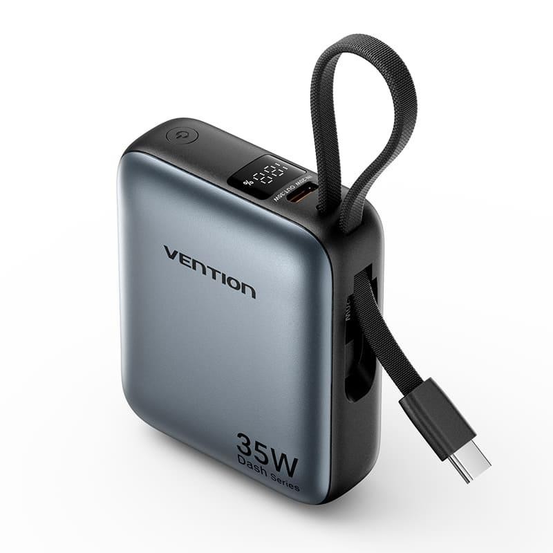6922794789180Пауэрбанк USB 35W MINI GRAY FHEH0 VENTION