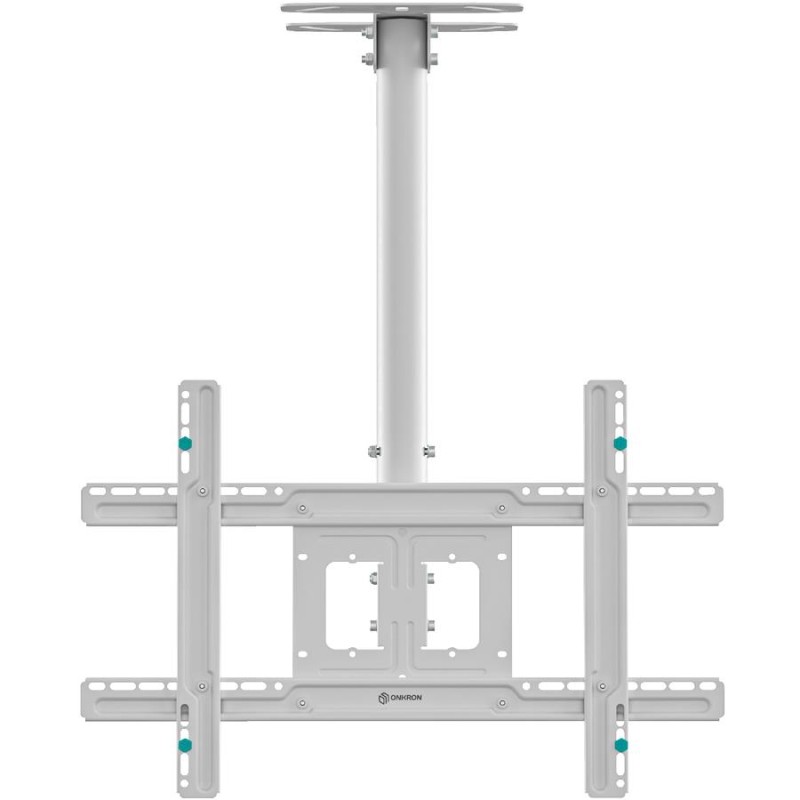 4603728443454TV SET ACC CEILING MOUNT 32-80" WHITE N1L-W ONKRON