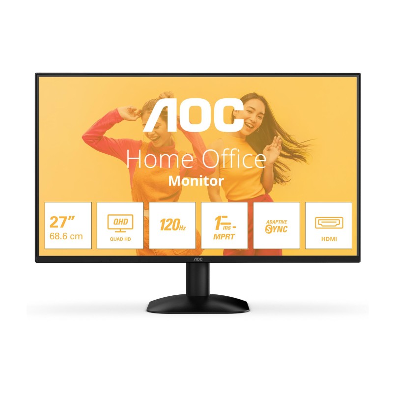 4038986182768LCD Monitor AOC 27 " 2560 x 1440 pixels Quad HD Native aspect ratio 16:9 LED Flat