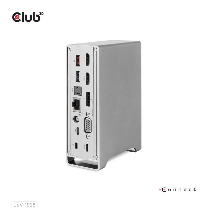 8719214472115NB ACC DOCKING STATION USB-C 120W CLUB3D