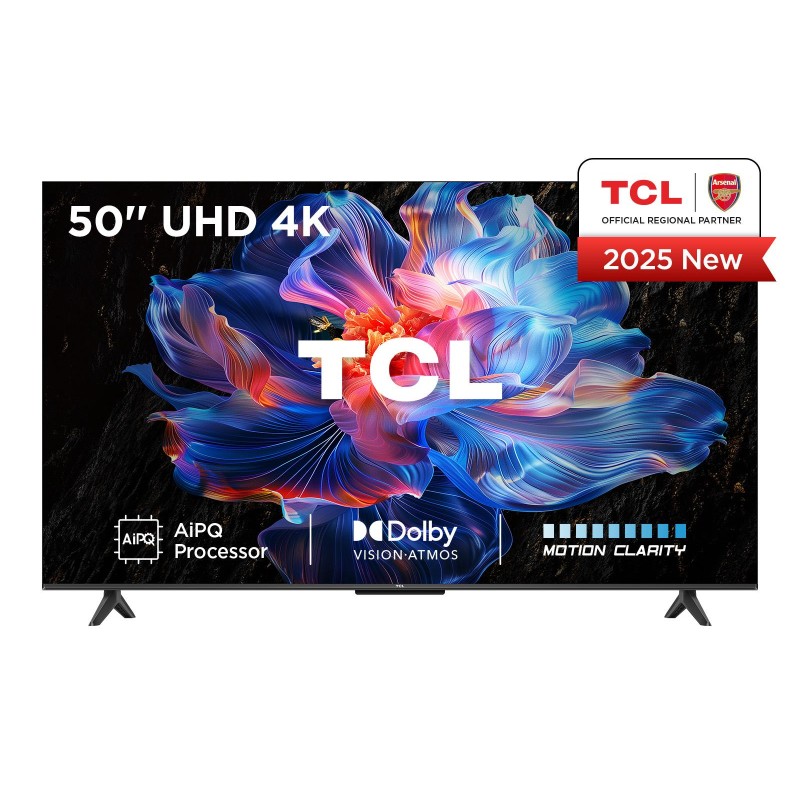 5901292525996TV Set TCL 50 " 4K Ultra HD 3840 x 2160 pixels Flat 16:9 DLED 50V6C
