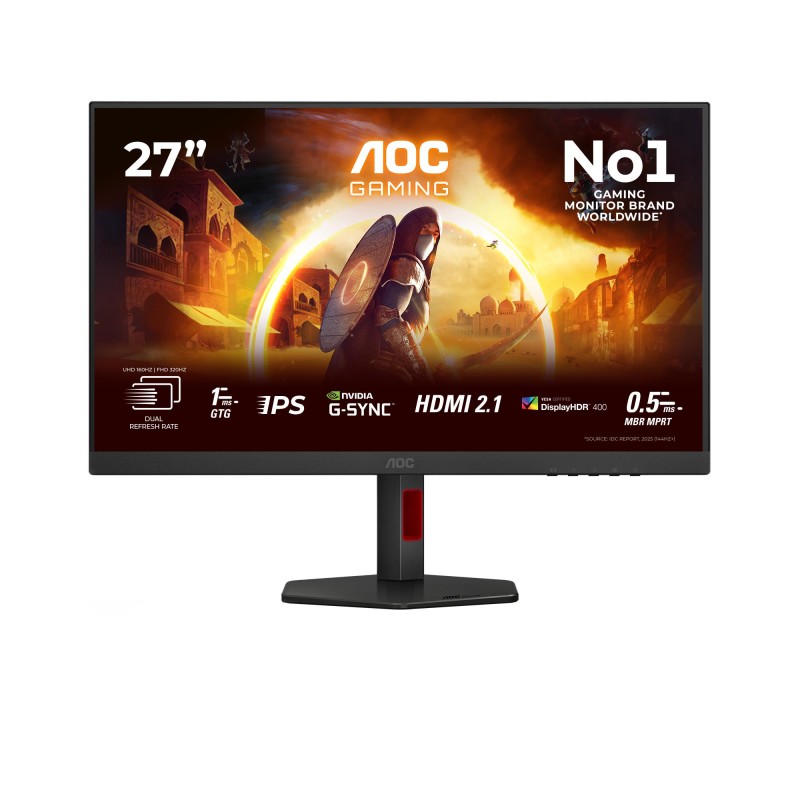 4038986682688LCD Monitor AOC 27 " 3840 x 2160 pixels 4K Ultra HD Native aspect ratio 16:9 LED Flat U27G4R