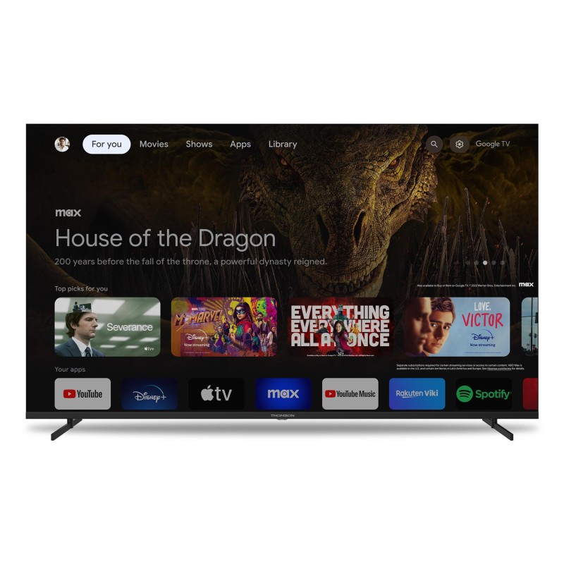 9120106662887TV Set THOMSON 65 " 4K Ultra HD 3840 x 2160 pixels Flat 16:9 LED