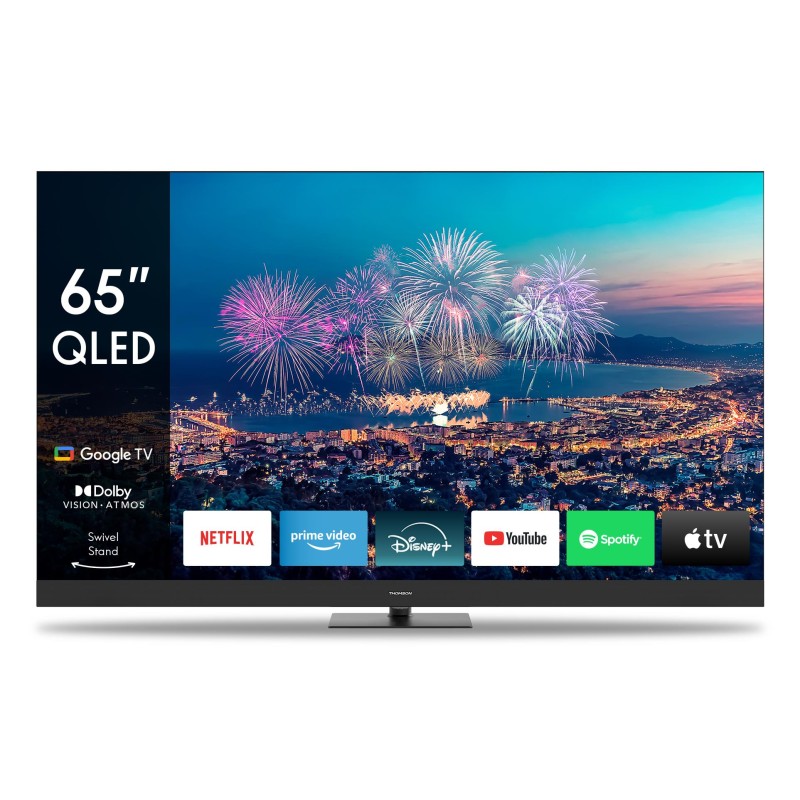 9120106662788TV Set THOMSON 65 " 4K Ultra HD 3840 x 2160 pixels Flat 16:9 QLED