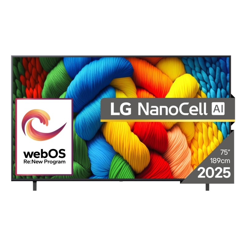 8806096357057TV Set LG 75 " 4K Ultra HD 3840 x 2160 pixels Flat 16:9 LED