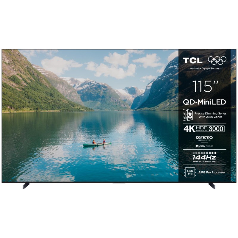 5901292525699TCL 115 " 4K Ultra HD 3840 x 2160 pixels Flat 16:9 QD-Mini LED 115C7K