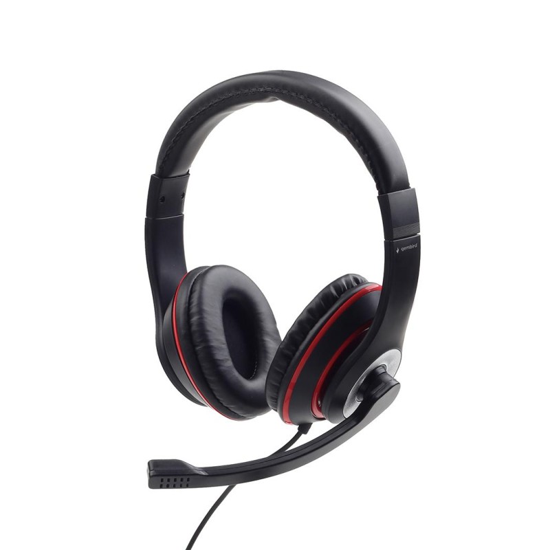 8716309113687HEADSET STEREO BLACK GEMBIRD
