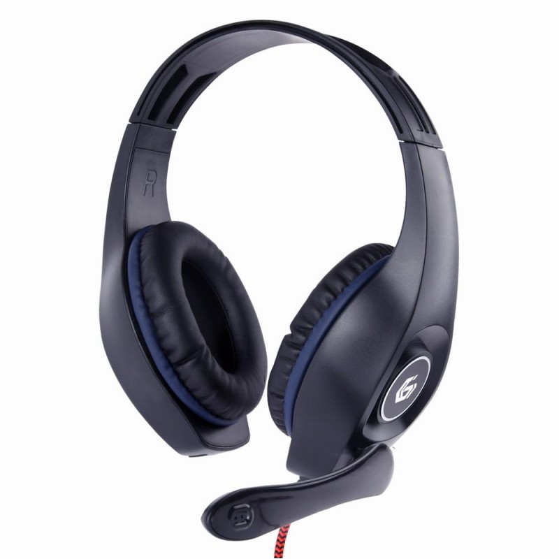 8716309117142HEADSET GAMING BLUE BLACK GEMBIRD