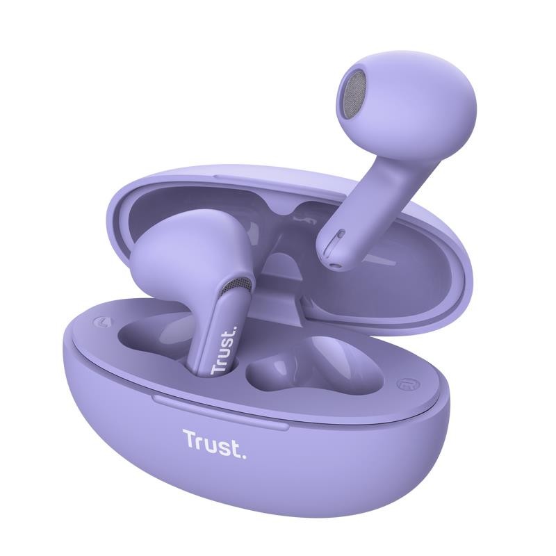 8713439252996Kõrvaklapid YAVI BT ENC PURPLE 25299 TRUST
