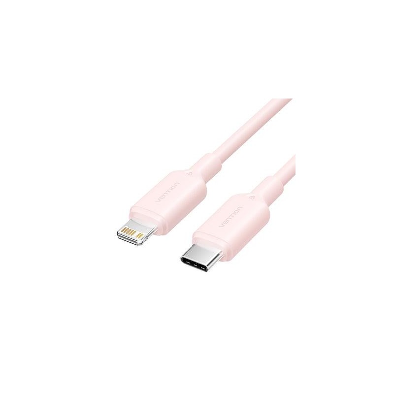 6922794783546CABLE USB-C TO 1M PINK LAKPF VENTION