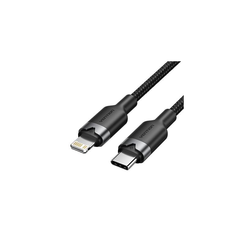 6922794783577CABLE USB-C TO 2M BLACK LALBH VENTION