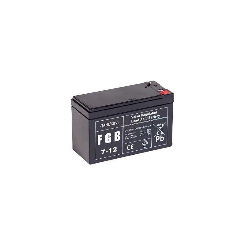 5902367817749BATTERY 12V 7AH VRLA FGB7-12 EMU