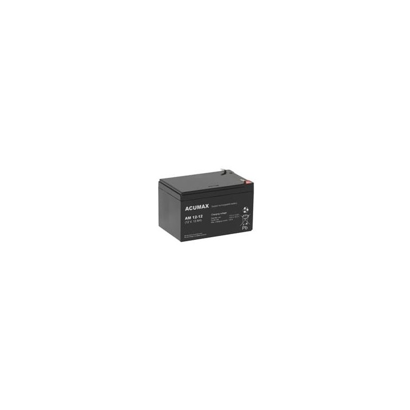 5902367801786BATTERY 12V 12AH VRLA AM12-12 ACUMAX EMU