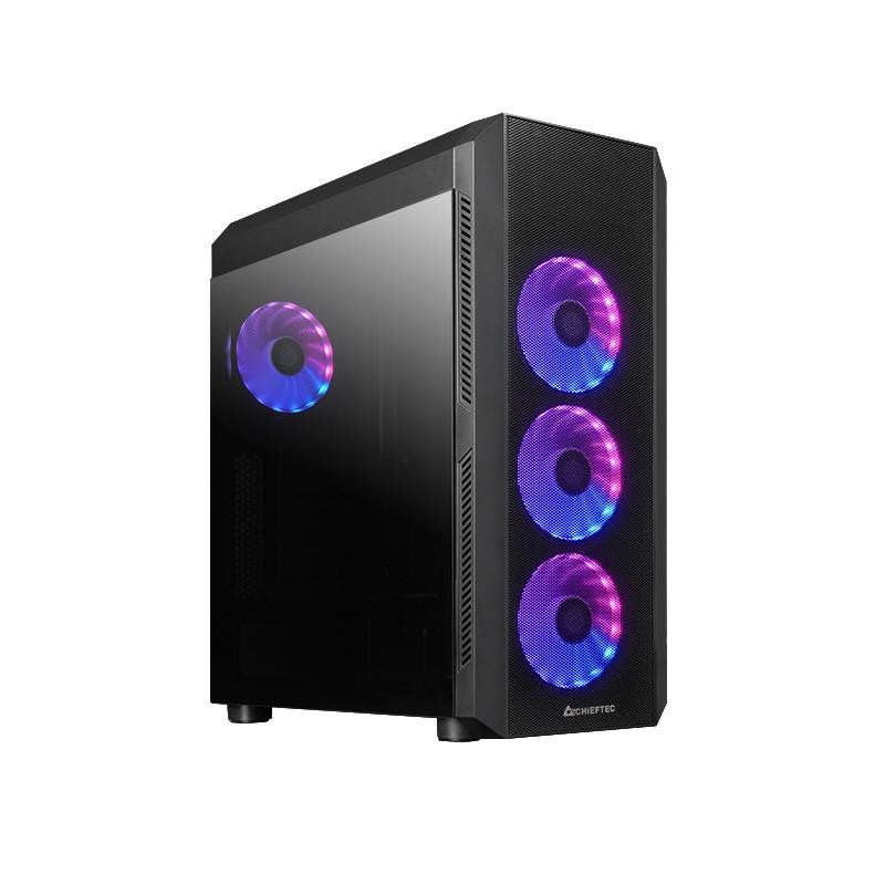 753263078315Case 4 Case product panel Not ATX MiniITX Colour Black GL-04B