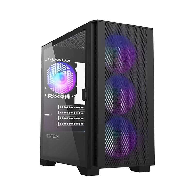 4710562748086Case MONTECH AIR 100 ARGB Case product panel Not MiniITX Colour Black
