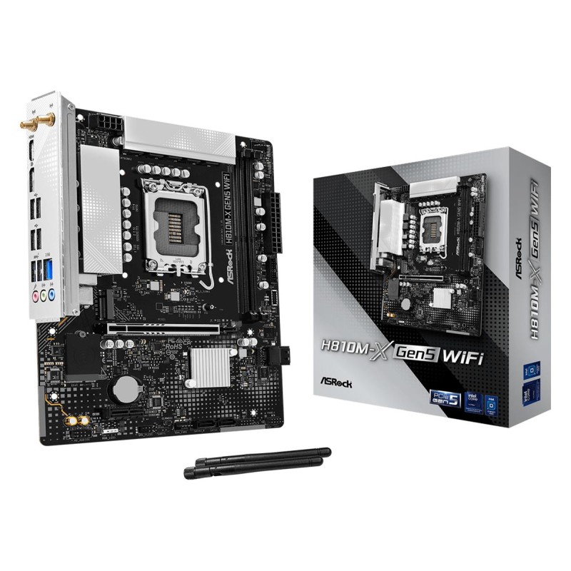 4711581493834ASROCK LGA 1851 (Socket V1) RAM 2xSlots