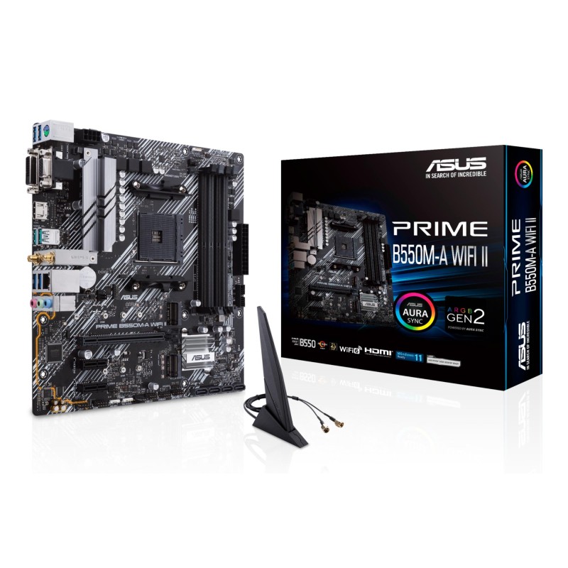 4711081309741ASUS AMD B550 SAM4 Memory DDR4 Memory slots 4 3.0 1x 4.0 16x 2xM.2 1x15pin D-sub