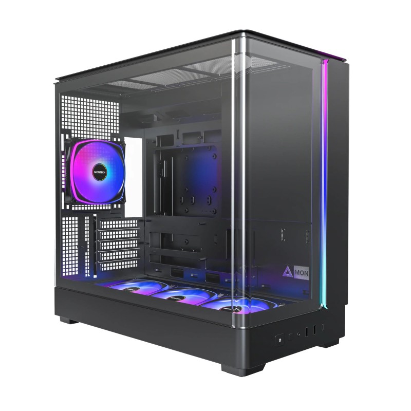 4710562746730Case MONTECH micro ATX Black Midi Tower KING 15 PRO KING15PRO(B)