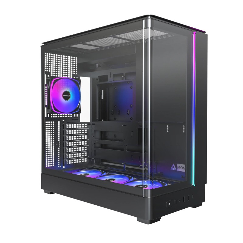 4710562745863Case MONTECH micro ATX Black Midi Tower KING 45 PRO KING45PRO(B)